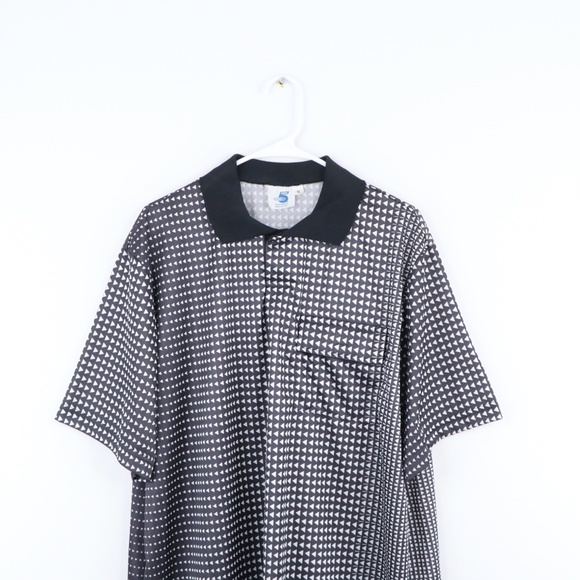 NOS 90s Mens XL Geometric Abstract Referee Jersey - Picture 2 of 7